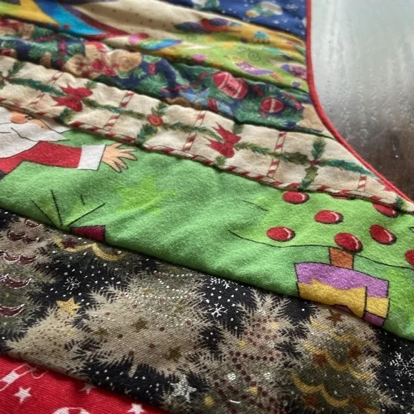 COPY - Christmas stocking with white cuff 19x7 inches - Picture 2 of 3